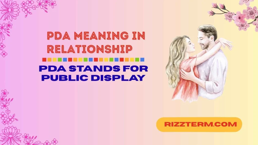 "pda meaning in relationship"