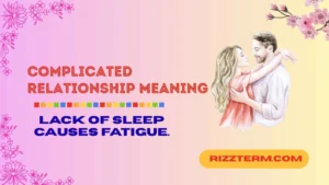 complicated relationship meaning