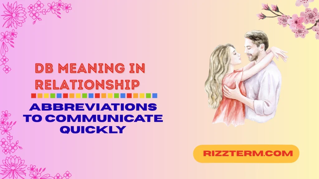 DB meaning in relationship