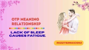 otp meaning relationship