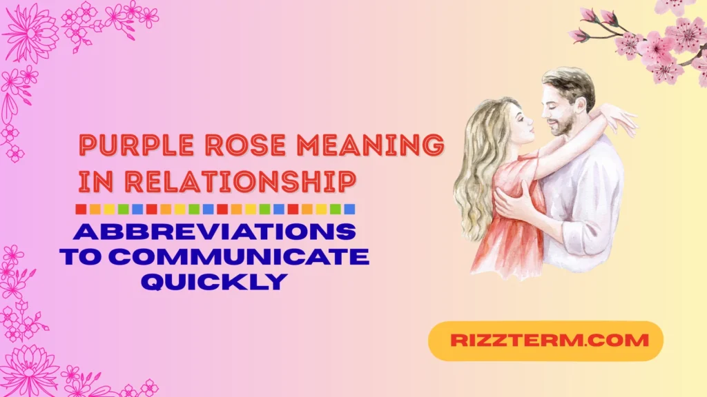 purple rose meaning in relationship