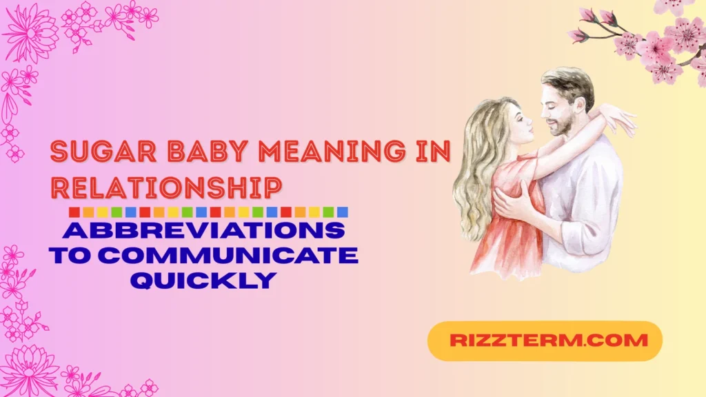 sugar baby meaning in relationship